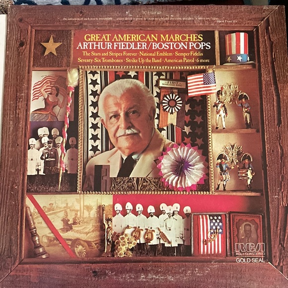 Other - Vintage Boston Pops Great American Marches